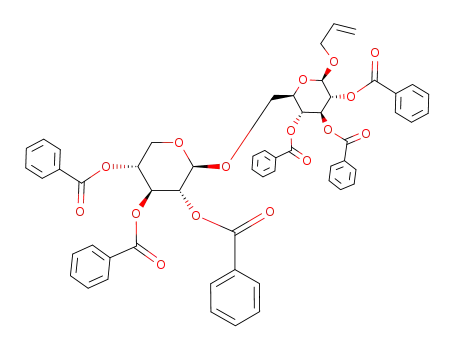 allyl 2,3,4-tri-O-benzoyl-6-O-(2,3,4-tri-O-benzoyl-β-D-xylopyranosyl)-β-D-glucopyranoside