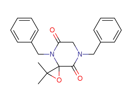 4,7-dibenzyl-2,2-dimethyl-1-oxa-4,7-diazaspiro<2.5>octane-5,8-dione
