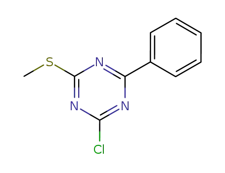 S-Triazine, 2-chloro-4-methylthio-6-phenyl-