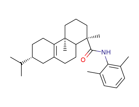 Molecular Structure of 59861-30-2 (1-Phenanthrenecarboxamide,
N-(2,6-dimethylphenyl)-1,2,3,4,4a,5,6,7,8,9,10,10a-dodecahydro-1,4a-
dimethyl-7-(1-methylethyl)-)