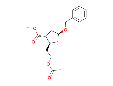 (1S,3R,4R)-4-(2-acetoxyethyl)-1-benzyloxy-3-methoxycarbonylcyclopentane