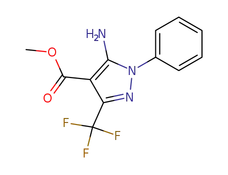 1H-Pyrazole-4-carboxylic acid, 5-amino-1-phenyl-3-(trifluoromethyl)-,
methyl ester