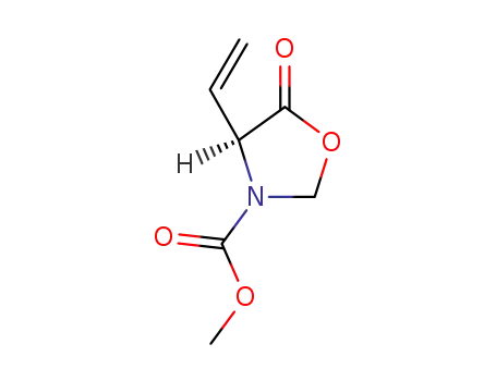3-Oxazolidinecarboxylic acid, 4-ethenyl-5-oxo-, methyl ester, (S)-