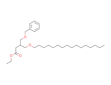 4-Benzyloxy-3-hexadecyloxymethyl-butyric acid ethyl ester