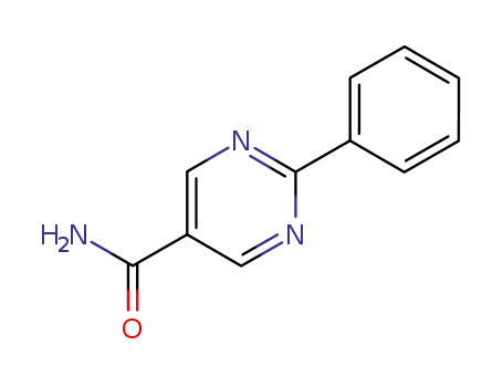 Molecular Structure of 122773-96-0 (2-PHENYL-2-PYRIMIDINE-5-CARBOXYLIC ACID AMIDE)