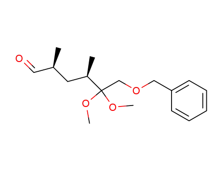 (2S,4R)-6-Benzyloxy-5,5-dimethoxy-2,4-dimethyl-hexanal