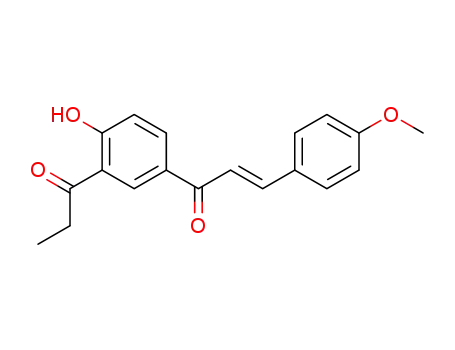 (E)-1-(4-Hydroxy-3-propionyl-phenyl)-3-(4-methoxy-phenyl)-propenone