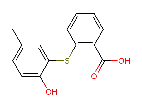 2-(2-hydroxy-5-methylphenylthio)benzoic acid
