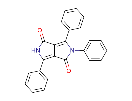 Molecular Structure of 827606-94-0 (Pyrrolo[3,4-c]pyrrole-1,4-dione, 2,5-dihydro-2,3,6-triphenyl-)
