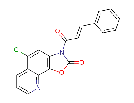 5-Chloro-3-[(E)-(3-phenyl-acryloyl)]-3H-oxazolo[4,5-h]quinolin-2-one