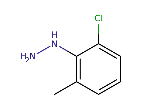 Molecular Structure of 89187-46-2 (2-Chloro-6-methylphenylhydrazine)