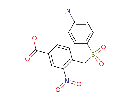 Benzoic acid, 4-[[(4-aminophenyl)sulfonyl]methyl]-3-nitro-