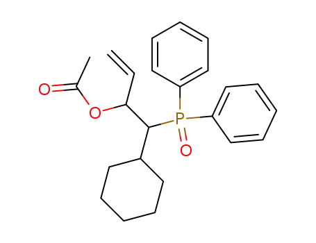 4-cyclohexyl-4-diphenylphosphinoylbut-1-en-3-yl acetate