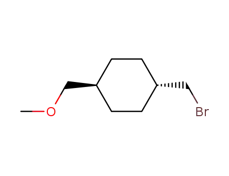 Molecular Structure of 100281-85-4 (trans-1-Bromomethyl-4-methoxymethylcyclohexane)