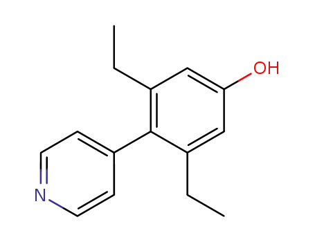 3,5-diethyl-4-(pyridin-4'-yl)phenol
