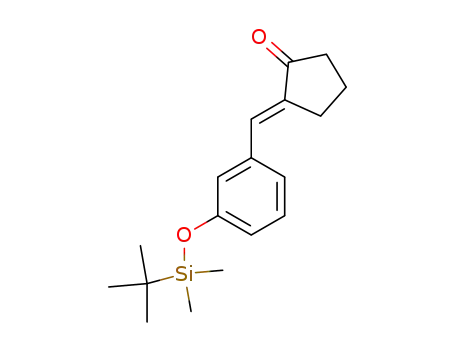 Cyclopentanone,
2-[[3-[[(1,1-dimethylethyl)dimethylsilyl]oxy]phenyl]methylene]-, (E)-