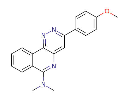 Pyridazino(4,3-c)isoquinolin-6-amine, N,N-dimethyl-3-(4-methoxyphenyl)-