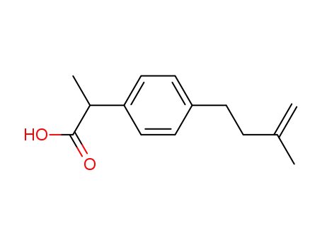 Benzeneacetic acid, -alpha--methyl-4-(3-methyl-3-butenyl)- (9CI)