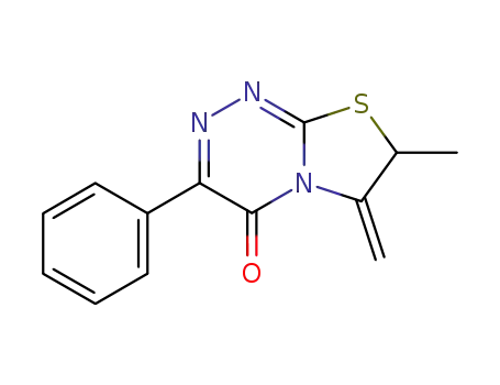 7-Methyl-6-methylene-3-phenyl-6,7-dihydro-thiazolo[2,3-c][1,2,4]triazin-4-one