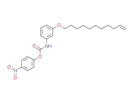 4-nitrophenyl-N-[3'-(undec-10''-enyloxy)phenyl]carbamate