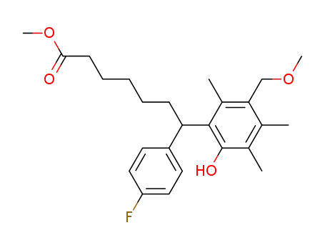 methyl 7-(4-fluorophenyl)-7-<2-hydroxy-5-(methoxymethyl)-3,4,6-trimethylphenyl>heptanoate