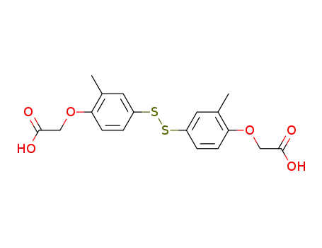 bis-(4-carboxymethoxy-3-methyl-phenyl)-disulfide