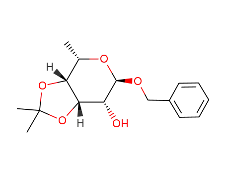 benzyl 6-deoxy-3,4-O-isopropylidene-α-L-talopyranoside