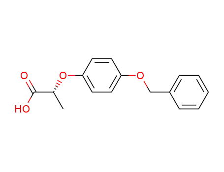 Propanoic acid, 2-[4-(phenylmethoxy)phenoxy]-, (R)-