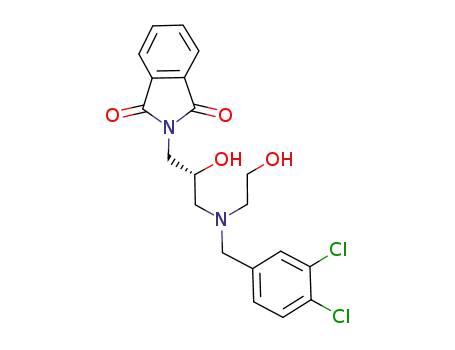 2-{(2R)-3-[(3,4-dichlorobenzyl)(2-hydroxyethyl)amino]-2-hydroxypropyl}-1H-isoindole-1,3(2H)-dione