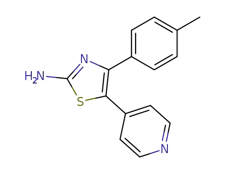 2-Thiazolamine, 4-(4-methylphenyl)-5-(4-pyridinyl)-