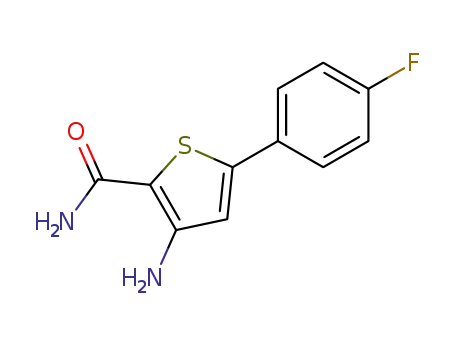 3-아미노-5-(4-플루오로페닐)티오펜-2-카르복스아미드