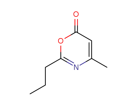 Molecular Structure of 118170-48-2 (6H-1,3-Oxazin-6-one, 4-methyl-2-propyl-)