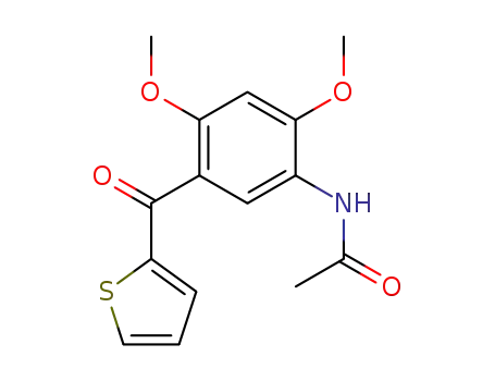 (acetamido-5 dimethoxy-2,4 phenyl) (thienyl-2)methanone