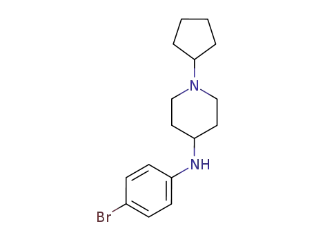 (4-bromo-phenyl)-(1-cyclopentyl-piperidin-4-yl)-amine