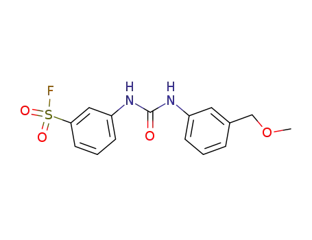 Molecular Structure of 80936-72-7 (3-[3-(3-Methoxymethyl-phenyl)-ureido]-benzenesulfonyl fluoride)