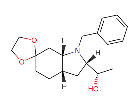 (2S,3aS,7aS)-1-benzyl-2-[(1'S)-1-hydroxyethyl]octahydroindol-6-one ethylene acetal
