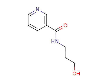 Molecular Structure of 53676-54-3 (N-(3-hydroxypropyl)nicotinamide)
