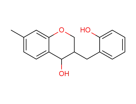3-(2-Hydroxy-benzyl)-7-methyl-chroman-4-ol