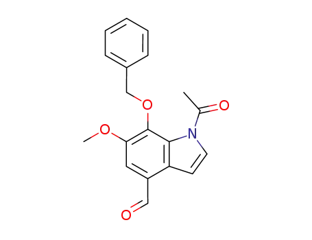 1-Acetyl-7-(benzyloxy)-6-methoxyindol-4-carbaldehyd