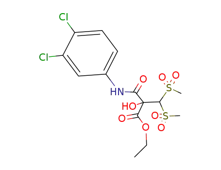 1-Ethoxycarbonyl-1-(3,4-dichlorphenyl-carbamoyl)-1-hydroxy-2,2-bis(methylsulfonyl)ethan