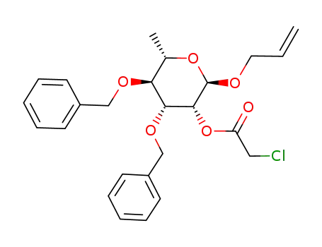 allyl 3,4-di-O-benzyl-2-O-chloroacetyl-α-L-rhamnopyranoside
