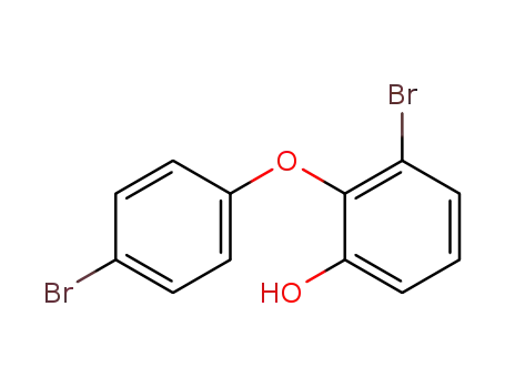 Molecular Structure of 38926-84-0 (2-(4-Bromophenoxy)-3-bromophenol)