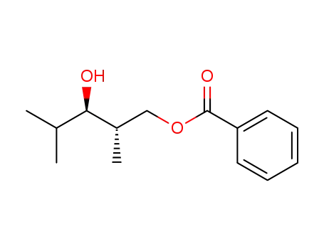 Molecular Structure of 116315-33-4 ((2S,3R)-3-hydroxy-2,4-dimethylpentyl benzoate)