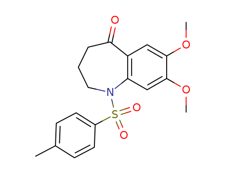 5H-1-Benzazepin-5-one,1,2,3,4-tetrahydro-7,8-dimethoxy-1-[(4-methylphenyl)sulfonyl]- cas  50998-75-9