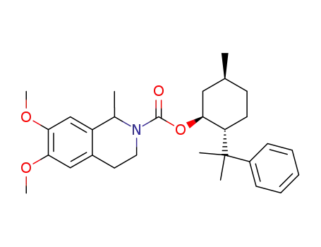 6,7-Dimethoxy-1-methyl-3,4-dihydro-1H-isoquinoline-2-carboxylic acid (1S,2R,5S)-5-methyl-2-(1-methyl-1-phenyl-ethyl)-cyclohexyl ester