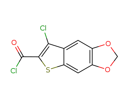 3-CHLORO-5,6-METHYLENEDIOXYBENZOTHIOPHENE-2-CARBONYL CHLORIDE