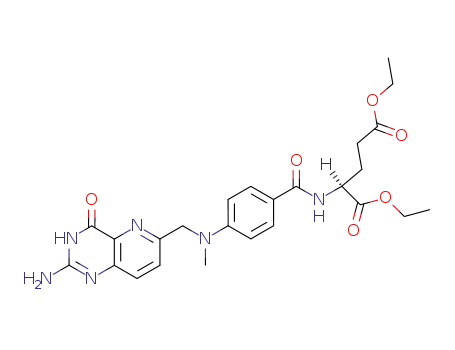 Molecular Structure of 76807-66-4 (Diethyl 8-Deaza-N<sup>10</sup>-methylfolic Acid)