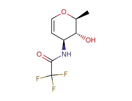 Molecular Structure of 73864-38-7 (2,3,6-tridesoxy-3-(trifluoroacetamido)-L-arabino-hex-1-enitol)