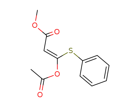 2-Propenoic acid, 3-(acetyloxy)-3-(phenylthio)-, methyl ester, (Z)-