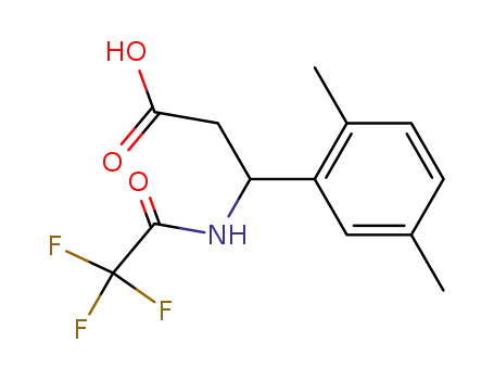 3-(2,5-Dimethyl-phenyl)-3-(2,2,2-trifluoro-acetylamino)-propionic acid